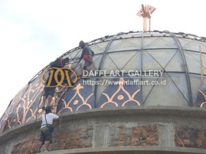 Pengrajin-Jual-Kubah-Masjid-Tembaga-DAFFI-ART-GALLERY-2